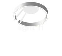 Occhio Mito Aura 40 Wide Applique/Plafonnier LED tête argenté mat/corps blanc mat - Occhio Air Ce luminaire comporte des modules à LED prémontés de classes énergétiques A A++, A+, A