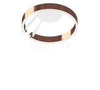 Occhio Mito Aura 40 Wide Applique/Plafonnier LED tête or rose/corps blanc mat - 2.700-4.000 K - Occhio Air Ce luminaire comporte des modules à LED prémontés de classes énergétiques A A++, A+, A