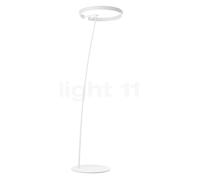 Occhio Mito Raggio Lampadaire arc LED tête blanc mat/pied blanc mat - 2.700-4.000 K