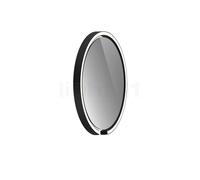 Occhio Mito Sfera 40 Miroir lumineux LED tête noir mat/Miroir gris teinté - Occhio Air Ce luminaire comporte des modules à LED prémontés de classes énergétiques A A++, A+, A