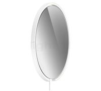 Occhio Mito Sfera Corda 60 Miroir lumineux LED - gris teinté tête blanc mat/câble blanc/type de fiche F - Occhio Air Ce luminaire comporte des modules à LED prémontés de classes énergétiques A A++, A+