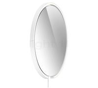 Occhio Mito Sfera Corda 60 Miroir lumineux LED tête blanc mat/câble blanc - type de fiche C - Occhio Air Ce luminaire comporte des modules à LED prémontés de classes énergétiques A A