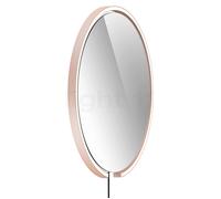 Occhio Mito Sfera Corda 60 Miroir lumineux LED tête doré mat/câble noir/fiche Typ F - Occhio Air Ce luminaire comporte des modules à LED prémontés de classes énergétiques A A++, A+, A