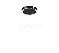 Occhio Mito Soffitto 20 Up Lusso Wide Applique/Plafonnier LED tête black phantom/couverture cuir gris - 2.700-4.000 K Ce luminaire comporte des modules à LED prémontés de classes énergétiques A A