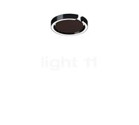 Occhio Mito Soffitto 20 Up Lusso Wide Applique/Plafonnier LED tête black phantom/couverture cuir marron - 2.700-4.000 K - Occhio Air Ce luminaire comporte des modules à LED prémontés de classes énergé