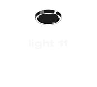 Occhio Mito Soffitto 20 Up Lusso Wide Applique/Plafonnier LED tête black phantom/couverture cuir noir - 2.700-4.000 K Ce luminaire comporte des modules à LED prémontés de classes énergétiques A A