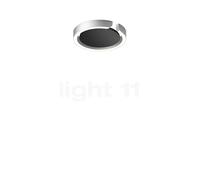 Occhio Mito Soffitto 20 Up Narrow Applique/Plafonnier LED tête argenté mat/couverture noir mat - 2.700-4.000 K - Occhio Air Ce luminaire comporte des modules à LED prémontés de classes énergétiques A