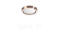 Occhio Mito Soffitto 20 Up Narrow Applique/Plafonnier LED tête or rose/couverture blanc mat - 2.700-4.000 K Ce luminaire comporte des modules à LED prémontés de classes énergétiques A A++, A+, A