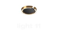 Occhio Mito Soffitto 20 Up Wide Applique/Plafonnier LED tête bronze/couverture noir mat - 2.700-4.000 K - Occhio Air Ce luminaire comporte des modules à LED prémontés de classes énergétiques A