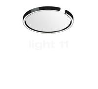 Occhio Mito Soffitto 40 Flat Narrow Applique/Plafonnier encastrée LED tête black phantom/couverture blanc mat - Occhio Air Ce luminaire comporte des modules à LED prémontés de classes énergétiques A A