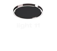 Occhio Mito Soffitto 40 Up Lusso Wide Applique/Plafonnier LED tête phantom/couverture ascot cuir gris - Occhio Air Ce luminaire comporte des modules à LED prémontés de classes énergétiques A A++, A+, 