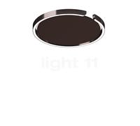 Occhio Mito Soffitto 40 Up Lusso Wide Applique/Plafonnier LED tête phantom/couverture cuir marron - 2.700-4.000 K - Occhio Air Ce luminaire comporte des modules à LED prémontés de classes énergétiques