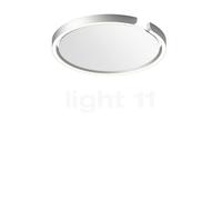 Occhio Mito Soffitto 40 Up Narrow Applique/Plafonnier LED tête argenté mat/couverture blanc mat - 2.700-4.000 K - DALI Ce luminaire comporte des modules à LED prémontés de classes énergétiques A