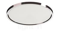 Occhio Mito Soffitto 60 Up Lusso Narrow Applique/Plafonnier LED tête phantom/couverture cuir blanc - 2.700-4.000 K - Occhio Air Ce luminaire comporte des modules à LED prémontés de classes énergétique