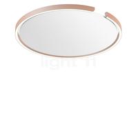 Occhio Mito Soffitto 60 Up Narrow Applique/Plafonnier LED tête doré mat/couverture blanc mat - 2.700-4.000 K - Occhio Air Ce luminaire comporte des modules à LED prémontés de classes énergétiques A A+