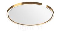 Occhio Mito Soffitto 60 Up Wide Applique/Plafonnier LED tête bronze/couverture blanc mat - 2.700-4.000 K - Occhio Air Ce luminaire comporte des modules à LED prémontés de classes énergétiques A A++, A