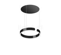 Occhio Mito Sospeso 40 Move Up Room Suspension LED tête black phantom/cache-piton noir mat - 2.700-4.000 K - dim to warm