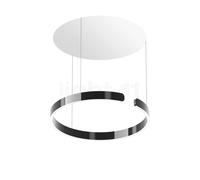 Occhio Mito Sospeso 60 Fix Up Room Suspension LED tête dark chrome/cache-piton blanc mat - 2.700-4.000 K - DALI