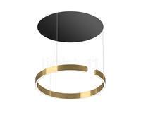 Occhio Mito Sospeso 60 Move Up Room Suspension LED tête bronze/cache-piton noir mat - 2.700-4.000 K - dim to warm