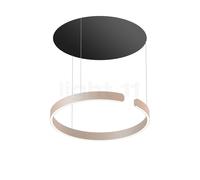 Occhio Mito Sospeso 60 Move Up Room Suspension LED tête doré mat/cache-piton noir mat - 2.700-4.000 K - dim to warm