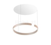 Occhio Mito Sospeso 60 Variabel Up Room Suspension LED tête doré mat/cache-piton blanc mat - 2.700-4.000 K - Occhio Air