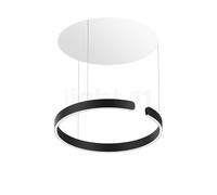 Occhio Mito Sospeso 60 Variabel Up Room Suspension LED tête noir mat/cache-piton blanc mat - 2.700-4.000 K