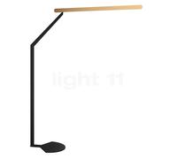Occhio Mito Terra 3D Lampadaire LED tête bronze/corps noir mat