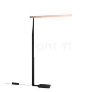 Occhio Mito Terra Fix Lampadaire LED tête doré mat/corps noir mat - 190 cm Ce luminaire comporte des modules à LED prémontés de classes énergétiques A A++, A+, A