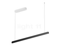 Occhio Mito Volo 100 Fix Up Room Suspension LED tête black phantom/cache-piton blanc mat - 2.700-4.000 K - Occhio Air Ce luminaire comporte des modules à LED prémontés de classes énergétiques A A++, A