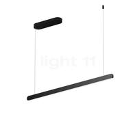 Occhio Mito Volo 100 Fix Up Room Suspension LED tête black phantom/cache-piton noir mat - Occhio Air Ce luminaire comporte des modules à LED prémontés de classes énergétiques A A++, A+, A