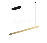 Occhio Mito Volo 100 Fix Up Table Suspension LED tête bronze/cache-piton noir mat - 2.700-4.000 K Ce luminaire comporte des modules à LED prémontés de classes énergétiques A A++, A+, A