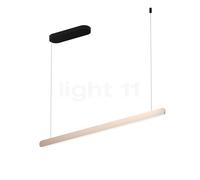 Occhio Mito Volo 100 Fix Up Table Suspension LED tête doré mat/cache-piton noir mat - 2.700-4.000 K - DALI Ce luminaire comporte des modules à LED prémontés de classes énergétiques A A