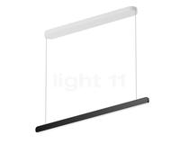 Occhio Mito Volo 100 Var Up Room Suspension LED tête black phantom/cache-piton blanc mat - Occhio Air Ce luminaire comporte des modules à LED prémontés de classes énergétiques A A++, A+, A