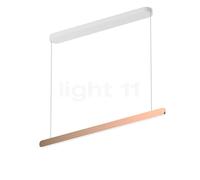 Occhio Mito Volo 100 Var Up Room Suspension LED tête or rose/cache-piton blanc mat - 2.700-4.000 K Ce luminaire comporte des modules à LED prémontés de classes énergétiques A A++, A+, A