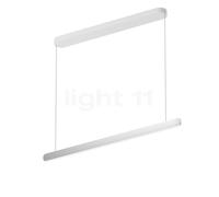 Occhio Mito Volo 100 Var Up Table Suspension LED tête argentée mate/cache-piton blanc mat - 2.700-4.000 K - Occhio Air Ce luminaire comporte des modules à LED prémontés de classes énergétiques A