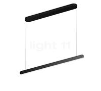 Occhio Mito Volo 100 Var Up Table Suspension LED tête black phantom/cache-piton noir mat - 2.700-4.000 K - Occhio Air Ce luminaire comporte des modules à LED prémontés de classes énergétiques A A++, A
