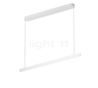Occhio Mito Volo 100 Var Up Table Suspension LED tête blanc mat/cache-piton blanc mat - 2.700-4.000 K Ce luminaire comporte des modules à LED prémontés de classes énergétiques A A++, A+, A