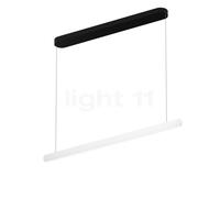 Occhio Mito Volo 100 Var Up Table Suspension LED tête blanc mat/cache-piton noir mat - 2.700-4.000 K Ce luminaire comporte des modules à LED prémontés de classes énergétiques A A++, A+, A