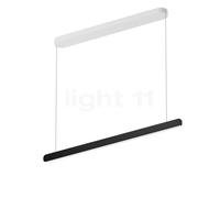 Occhio Mito Volo 100 Var Up Table Suspension LED tête noir mat/cache-piton blanc mat - 2.700-4.000 K - Occhio Air Ce luminaire comporte des modules à LED prémontés de classes énergétiques A A++, A+, A