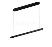 Occhio Mito Volo 100 Var Up Table Suspension LED tête noir mat/cache-piton noir mat - 2.700-4.000 K Ce luminaire comporte des modules à LED prémontés de classes énergétiques A A++, A+, A