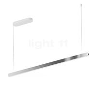 Occhio Mito Volo 140 Fix Up Room Suspension LED tête dark chrome/couverture blanc mat - 2.700-4.000 K - dali