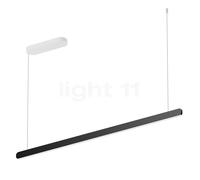 Occhio Mito Volo 140 Fix Up Table Suspension LED tête black phantom/cache-piton blanc mat - 2.700-4.000 K - Occhio Air Ce luminaire comporte des modules à LED prémontés de classes énergétiques A