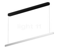 Occhio Mito Volo 140 Var Up Room Suspension LED tête argenté mat/cache-piton noir mat Ce luminaire comporte des modules à LED prémontés de classes énergétiques A A++, A+, A