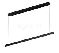 Occhio Mito Volo 140 Var Up Room Suspension LED tête noir mat/cache-piton noir mat - Occhio Air Ce luminaire comporte des modules à LED prémontés de classes énergétiques A A++, A+, A