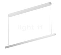 Occhio Mito Volo 140 Var Up Table Suspension LED tête argentée mate/cache-piton blanc mat - 2.700-4.000 K - Occhio Air Ce luminaire comporte des modules à LED prémontés de classes énergétiques A