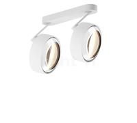 Occhio Più Alto 3d Doppio Volt S60 Spot LED 2 foyers tête blanc mat/cache-piton blanc mat/couverture blanc - 3.000 K Ce luminaire comporte des modules à LED prémontés de classes énergétiques A