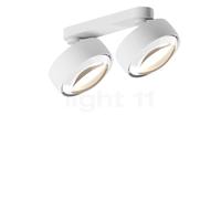 Occhio Più Alto Doppio Volt C80 Spot 2 foyers tête blanche mate/cache-piton blanc mat/couverture blanc - 2.700 K Ce luminaire comporte des modules à LED prémontés de classes énergétiques A A++, A+, A