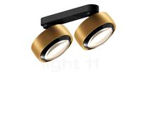 Occhio Più Alto Doppio Volt C80 Spot 2 foyers tête bronze/cache-piton noir mat/couverture noir - 2.700 K Ce luminaire comporte des modules à LED prémontés de classes énergétiques A A++, A+, A