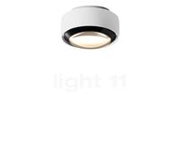 Occhio Più Alto V Volt S100 Plafonnier LED tête blanche mate/cache-piton blanc mat/couverture noir - 3.000 K Ce luminaire comporte des modules à LED prémontés de classes énergétiques A A