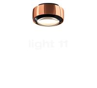 Occhio Più Alto V Volt S100 Plafonnier LED tête or rose/cache-piton noir mat/couverture noir - 3.000 K Ce luminaire comporte des modules à LED prémontés de classes énergétiques A A